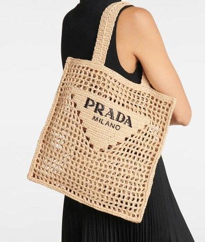 prada dupe straw bag|farfetch prada beach bags.